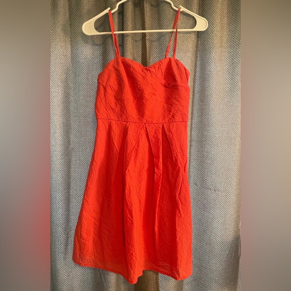 BCX Coral Pink Zip Up Dress Size 3